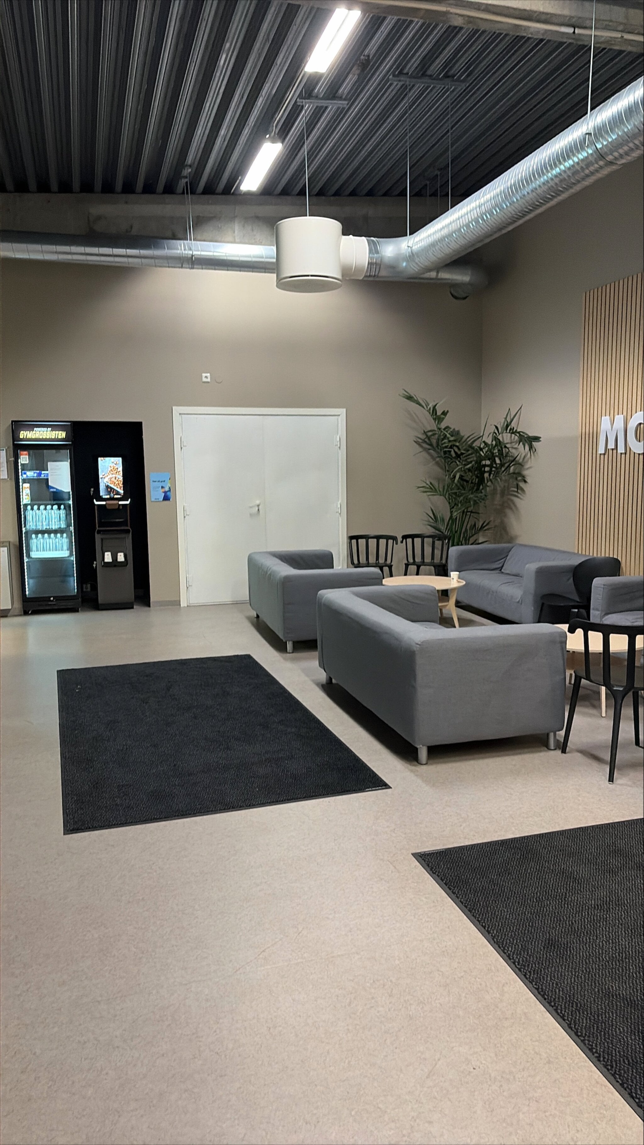 Loungeområde på MOVA Skarbøvik